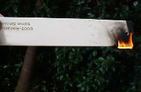 Poilet Light Removed - Blade continued to burn